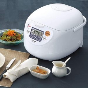 Rice cooker by place setting
